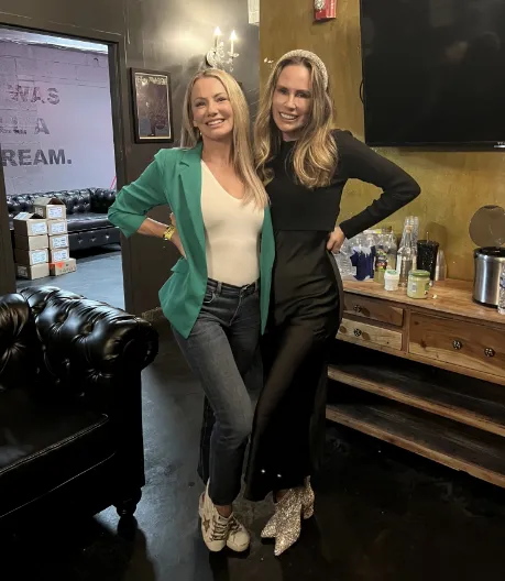 Laura with Keltie Knight (3x Emmy Winner, NYT Best Selling Author, Co-Founder Lady Gang) at the book Launch of Lady Gang’s Lady Secrets
